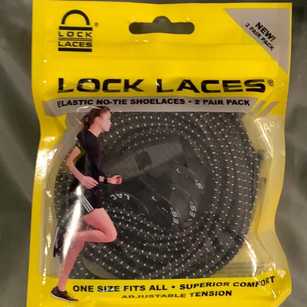Lock laces 2 pair pk